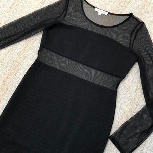 Painted Threads Mesh Dress